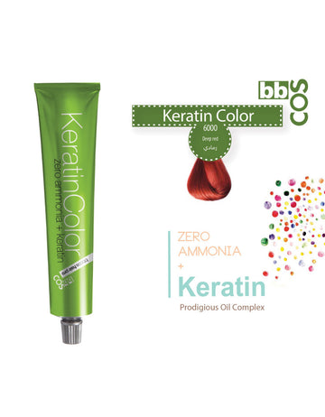 Keratin Hair Color 100 ml 6000